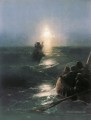 Po vodam Jésus Christ sur la mer Romantique Ivan Aivazovsky russe